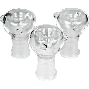 (6ct) Clear 19mm Glass Bowls Female $1.99 EA