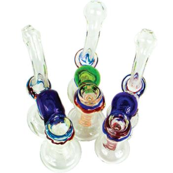 (3ct) Double Chamber Bubbler Assorted Colors $14 EA
