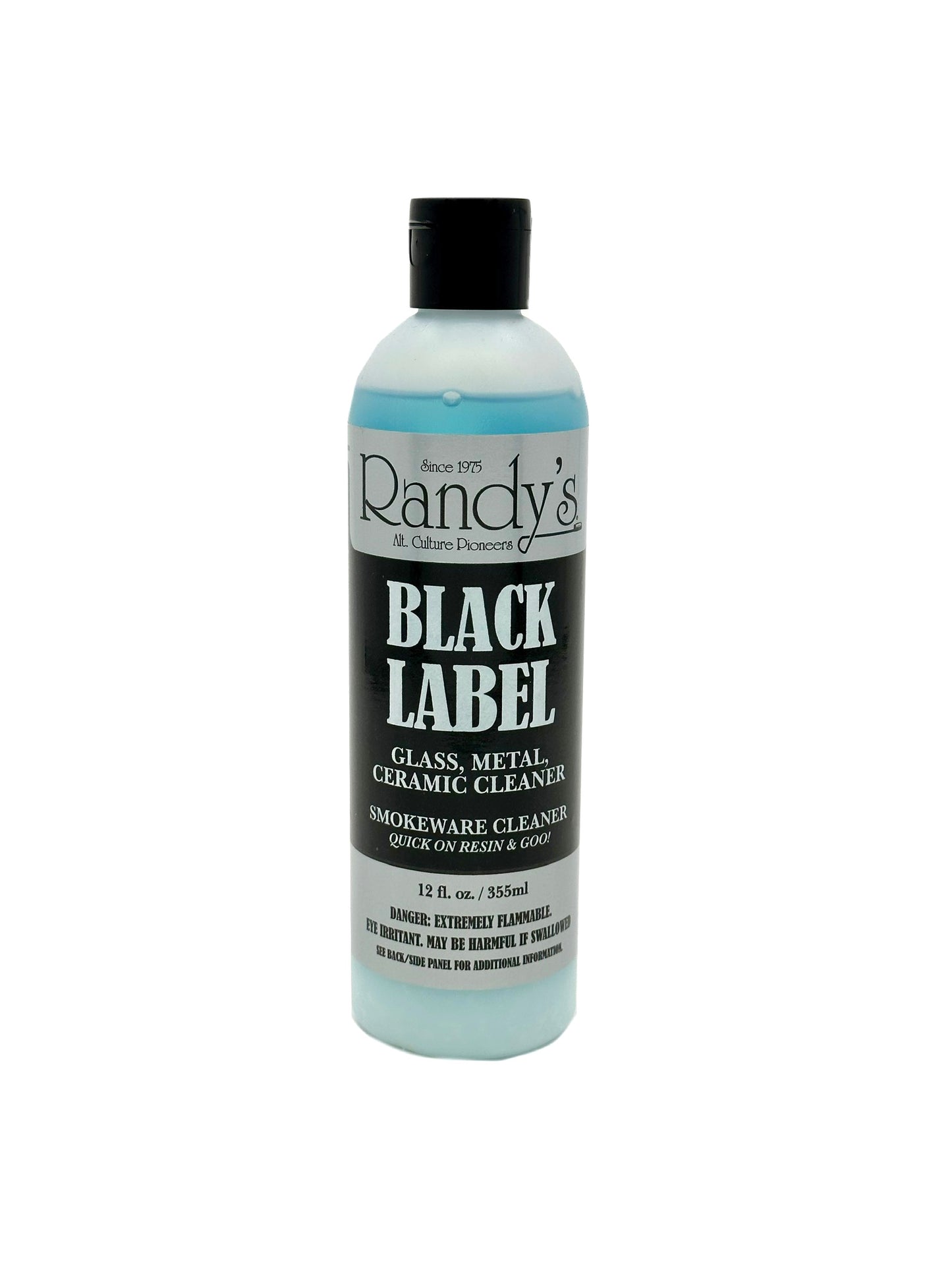 (16 unidades) Limpiador de etiquetas negras Randy's de 12 oz $4.5 c/u