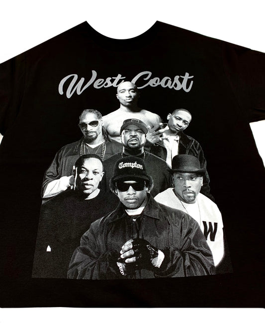 (12ct) Camisetas de raperos de la costa oeste $6.99 c/u