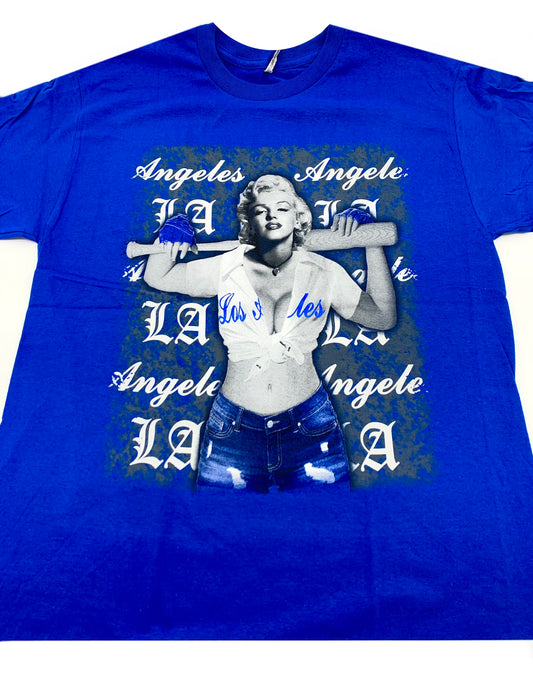 (12ct) Blue Baseball T-shirts $6.99 EA