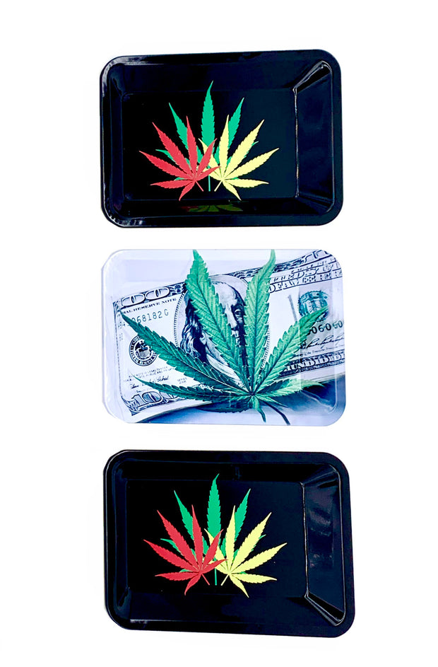 (24ct) 7" x 5" Rolling Tray Assorted Styles $1.75 EA