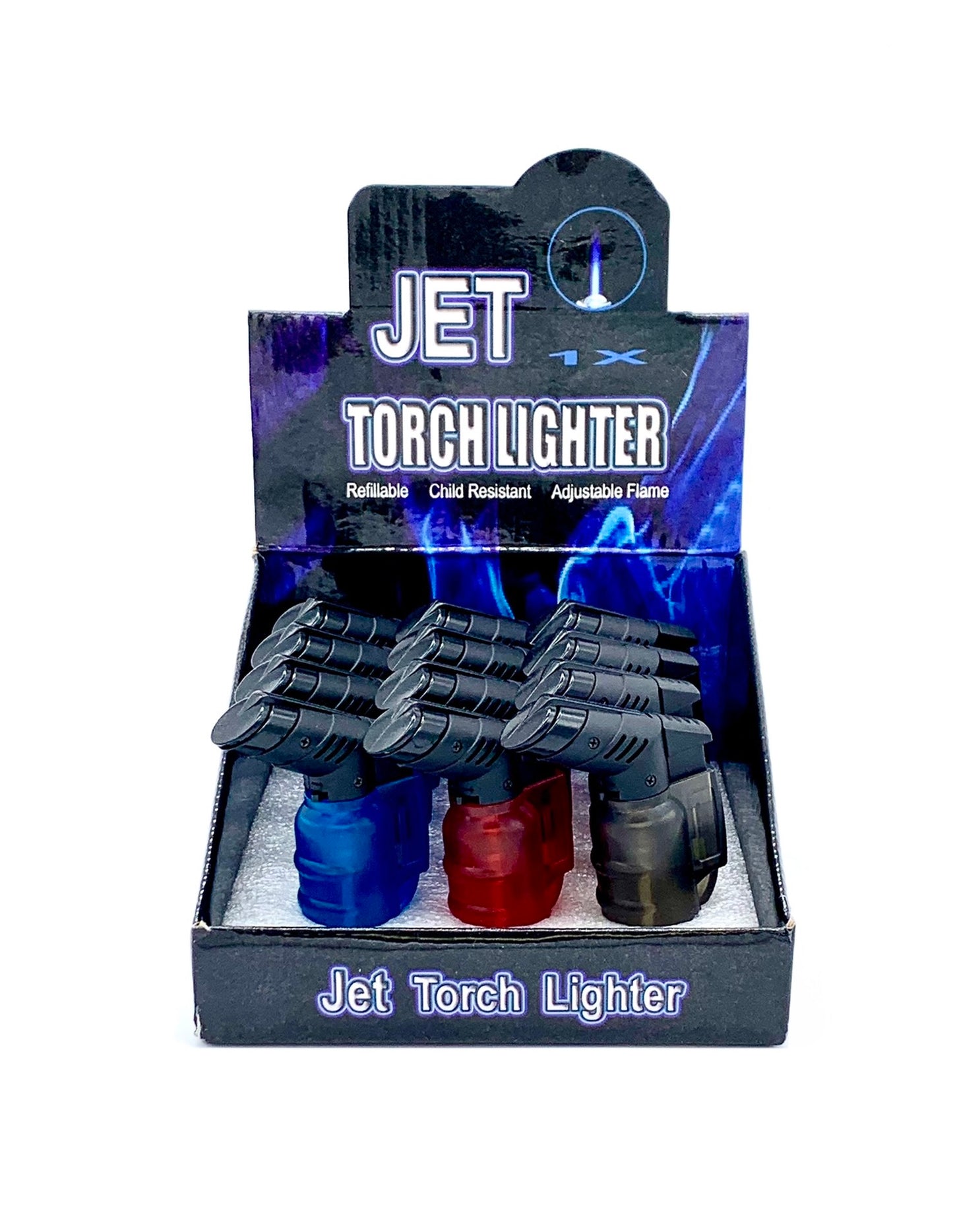 (24ct) Single Angle Jet Torch Lighter $1.75 EA