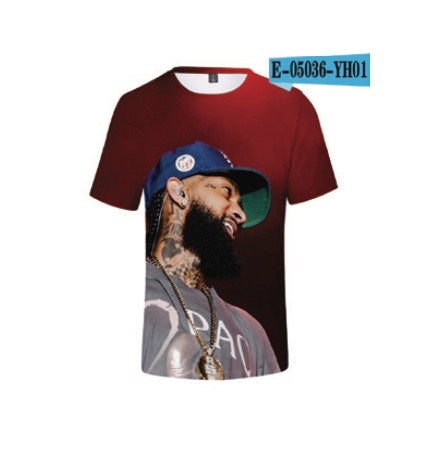 (12ct) Camisetas con retrato de Nipsey $6.99 c/u