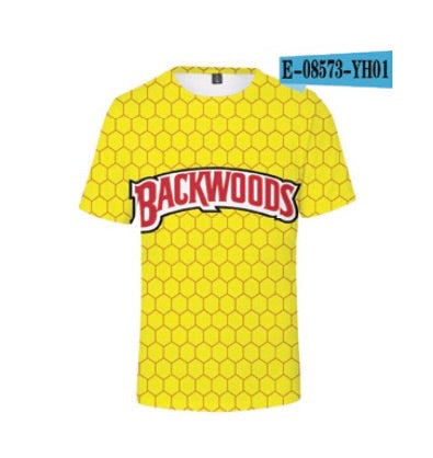 (12ct) Camisetas amarillas con diseño de panal $6.99 c/u