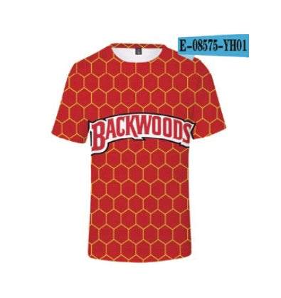 (12ct) Red Honeycomb Design T-shirts $6.99 EA