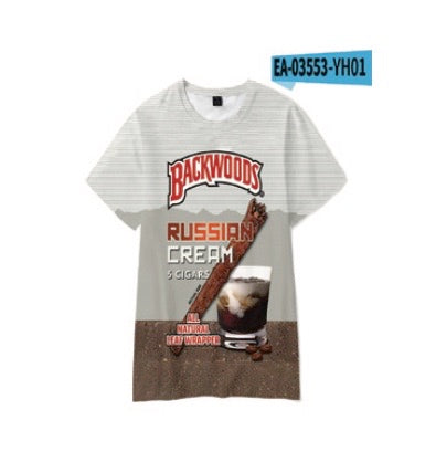 (12ct) Camisetas rusas color crema $6.99 c/u
