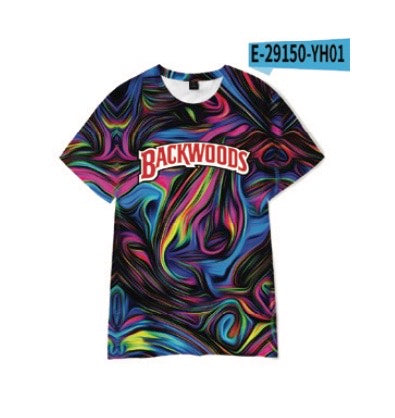 (12ct) Camisetas coloridas con remolinos $6.99 c/u