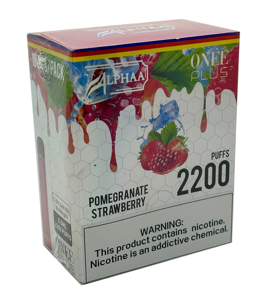 (10ct) Kangvape 2200 Puffs Pomegranate Strawberry $4.25 EA