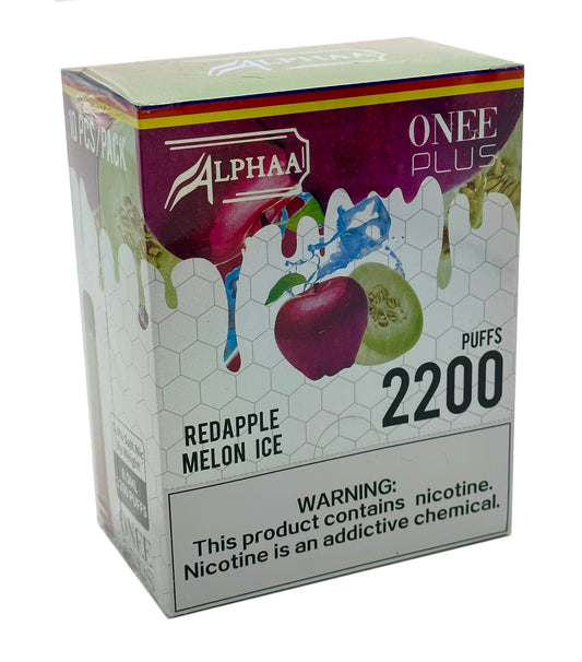 (10 unidades) Kangvape 2200 Puffs Redapple Melon Ice $4.25 c/u