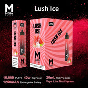 (8ct) Mega 10,000 Puffs Disposable Vape Mod Lush Ice $10.99 EA