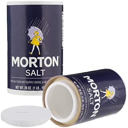 (3ct) Morton Salt 26oz Stash Safe Can $13.99 EA