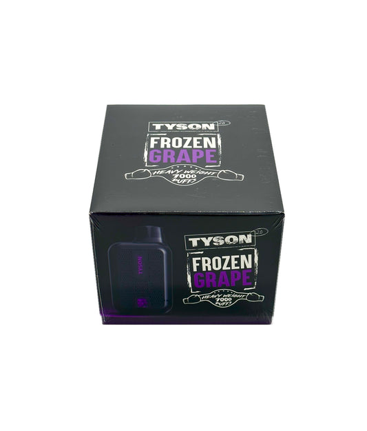 (10ct) Tyson 2.0 Heavyweight 7000 Puffs Frozen Grape $10 EA