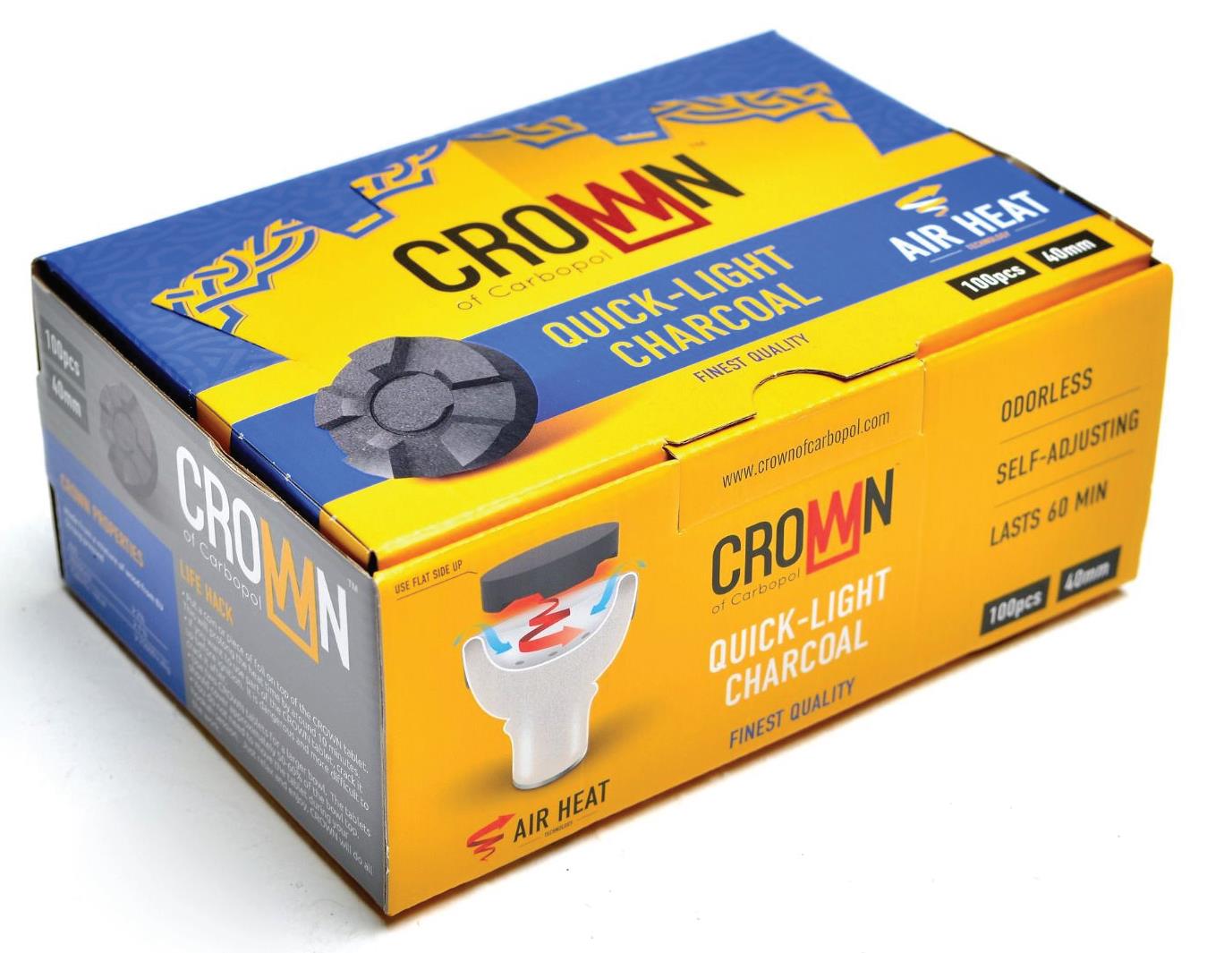 Crown Quick Light Charcoal | Quick Light Charcoal Tablets | Blinkimports