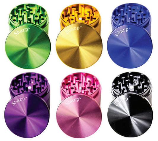 (12ct) 54mm 2" Hard Top Sharp Grinder Assorted Colors $7.99 EA