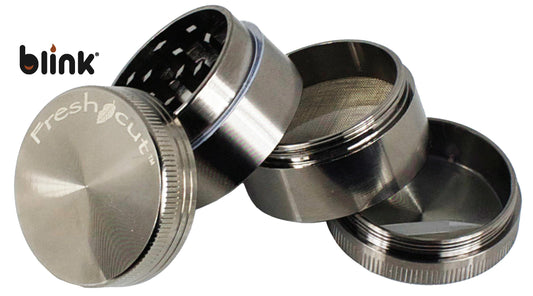 (12ct) Fresh Cut Zinc 40mm 1.5" Hard Top Grinder $7.99 EA