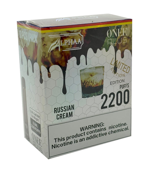 (10 unidades) Kangvape 2200 Puffs Crema rusa $4.25 c/u